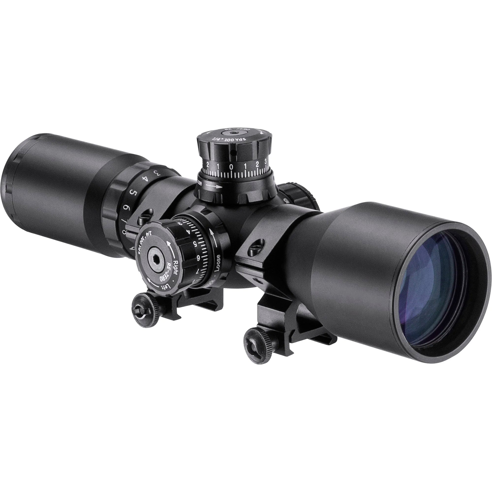 Leupold 3-9x40 Rifleman Riflescope, RBR Reticle, Capped Turrets, 1" Tube Leupold 3-9x40 Rifleman Riflescope, RBR Reticle, Capped Turrets, 1" Tube