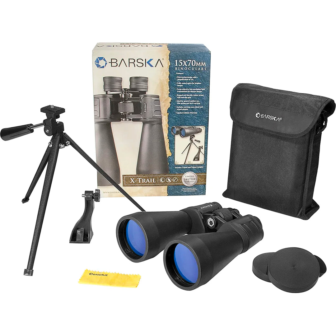 15x70mm X-Trail Binoculars with Table Top Tripod & Adaptor 15x70mm X-Trail Binoculars with Table Top Tripod & Adaptor