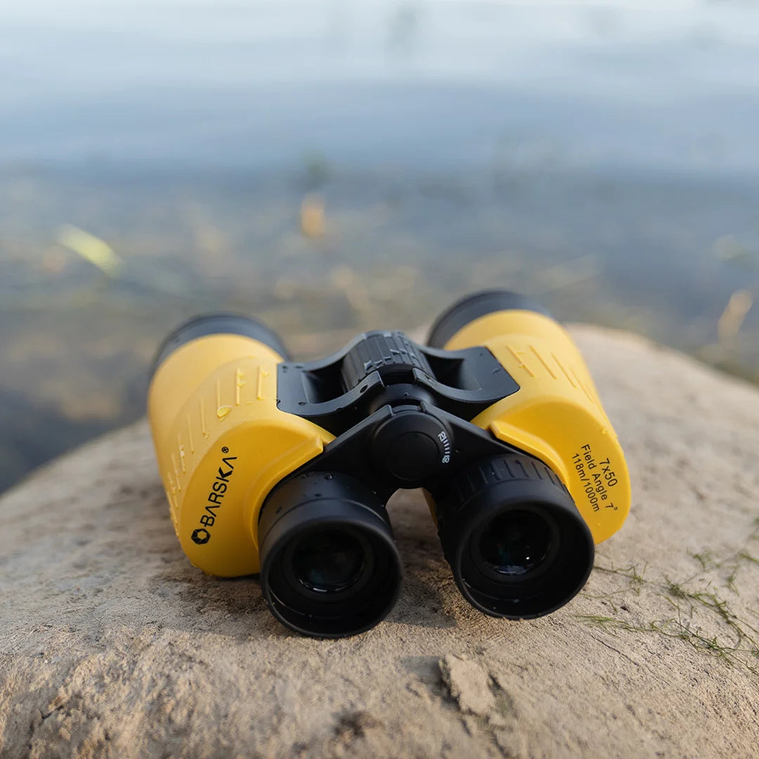 7x50mm Floatmaster Yellow Waterproof Floating Binoculars | AB12738 – Barska