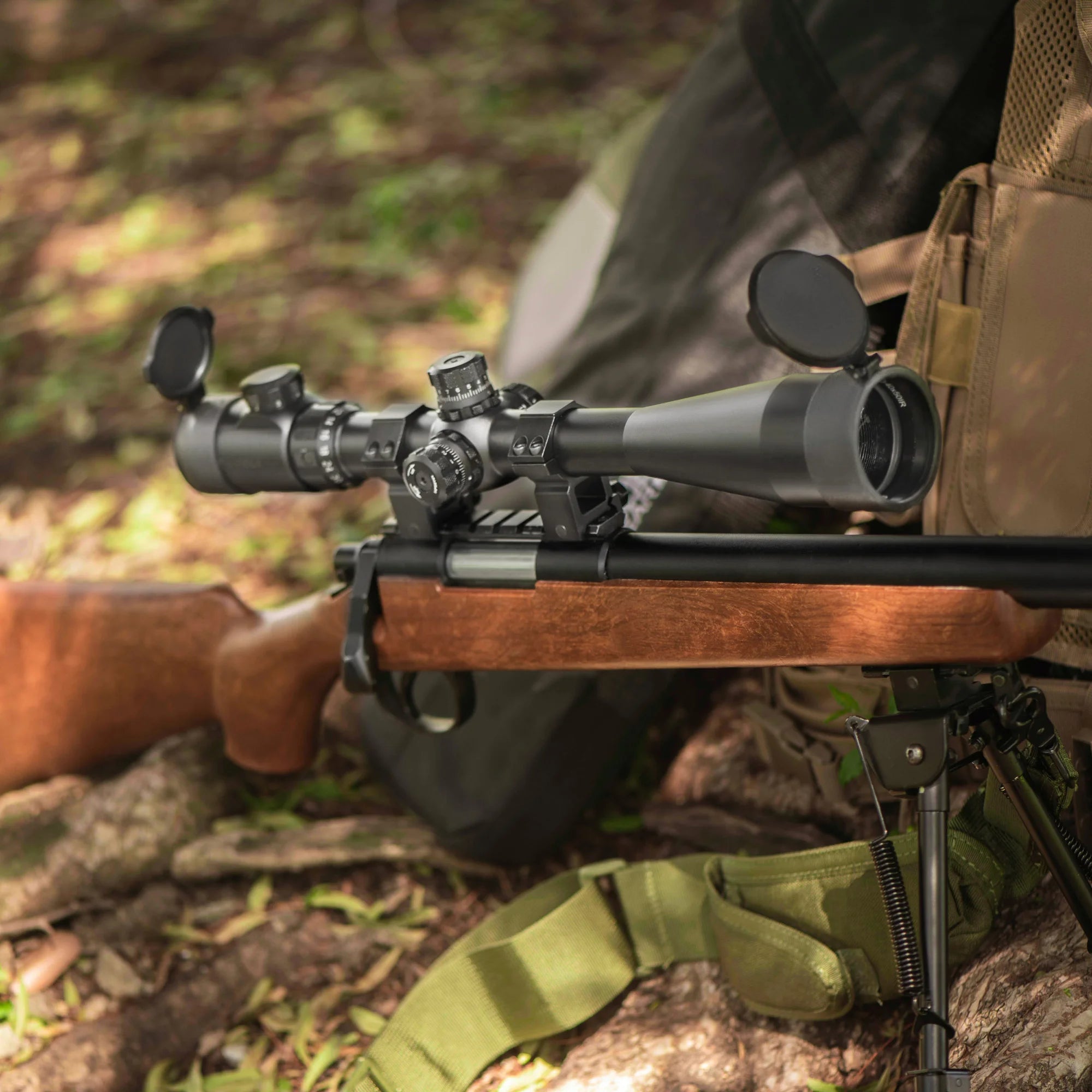 Swat Rifle 10-40x50mm SWAT IR Mil-Dot Rifle Scope with Rings and Sun Shade | AC10 ...