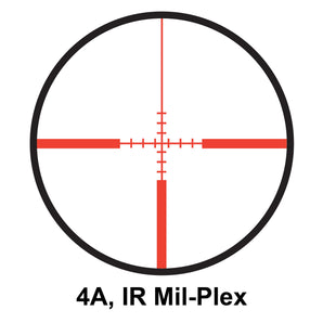 3-9x42mm Contour External Range Drum IR 4A Mil-Plex B.D.C. Rifle Scope with Rings | AC10634