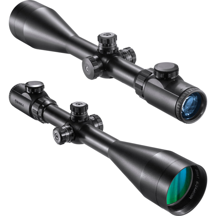 6-24x60mm SWAT IR Mil-Dot Rifle Scope with Rings & Sun Shade