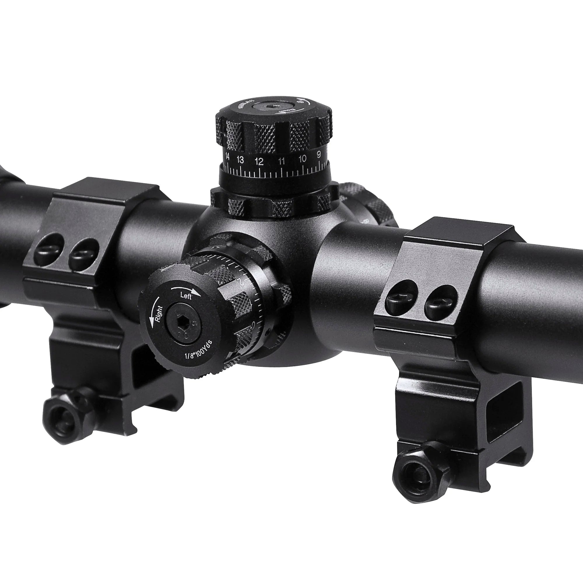Police Rifle Scope 6-24x60mm SWAT IR Mil-Dot Rifle Scope with Rings & Sun Shade | AC10700 ...