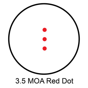 1x30mm Red Dot Scope with 3 Dot Crossbow Reticle