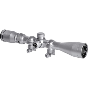 3-9x40mm Huntmaster 30/30 Silver Rifle Scope with Rings | AC11204