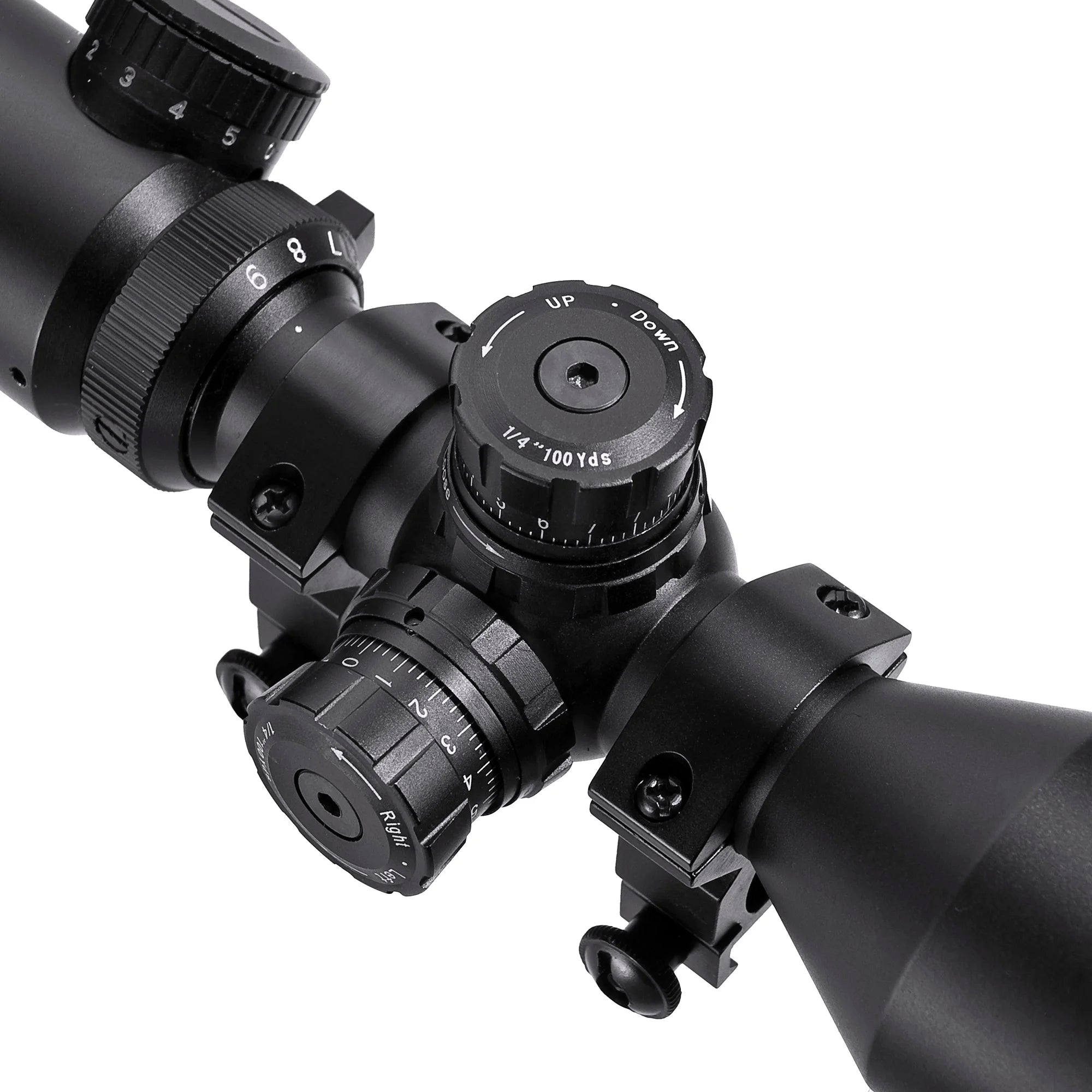 Fad Rilfe 3-9x42mm Sniper IR Mil-Dot Rifle Scope with Rings | AC11668 – Barska