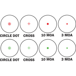 1x Multi Red/Green Reticle IR Electro Sight Scope | AC11704