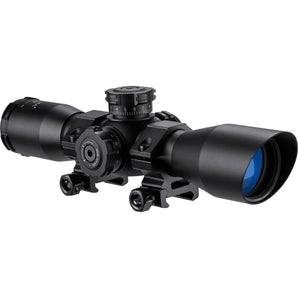 4x32mm IR Contour External Turret Rifle Scope with Rings