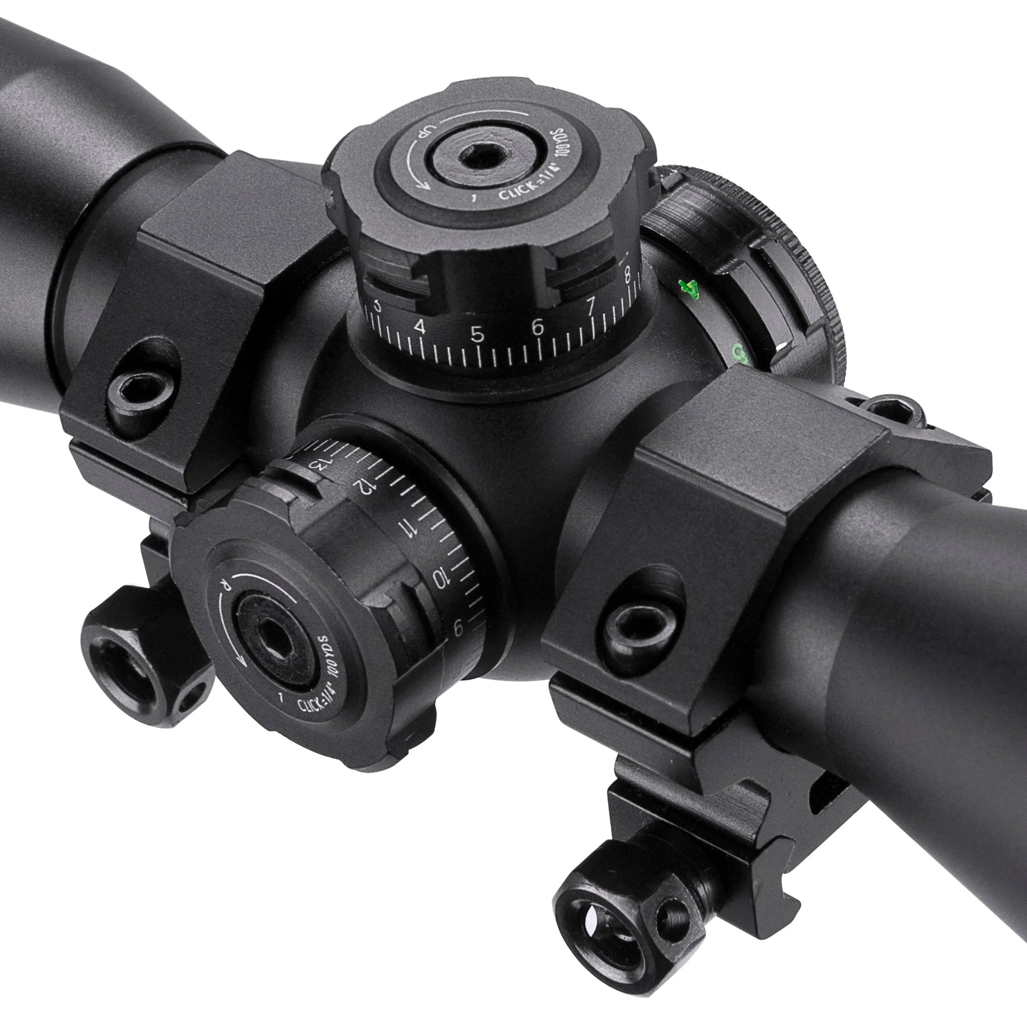 4x32mm Contour External Turret IR Mil-Dot Rifle Scope with Rings | AC1 ...