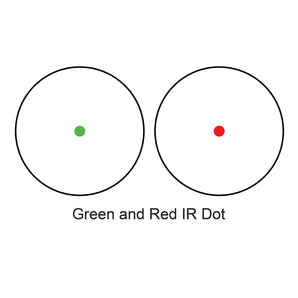 1x30mm 7" Red/Green 4 MOA Red Dot Scope with Mount | AC12144