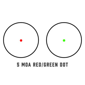 1x30mm IR Red/Green 5 MOA Electrosight Tactical Scope | AC13084