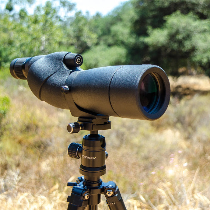 BARSKA Benchmark 18-90x88mm Waterproof Spotting Scope – Includes Tripod & Steel Case