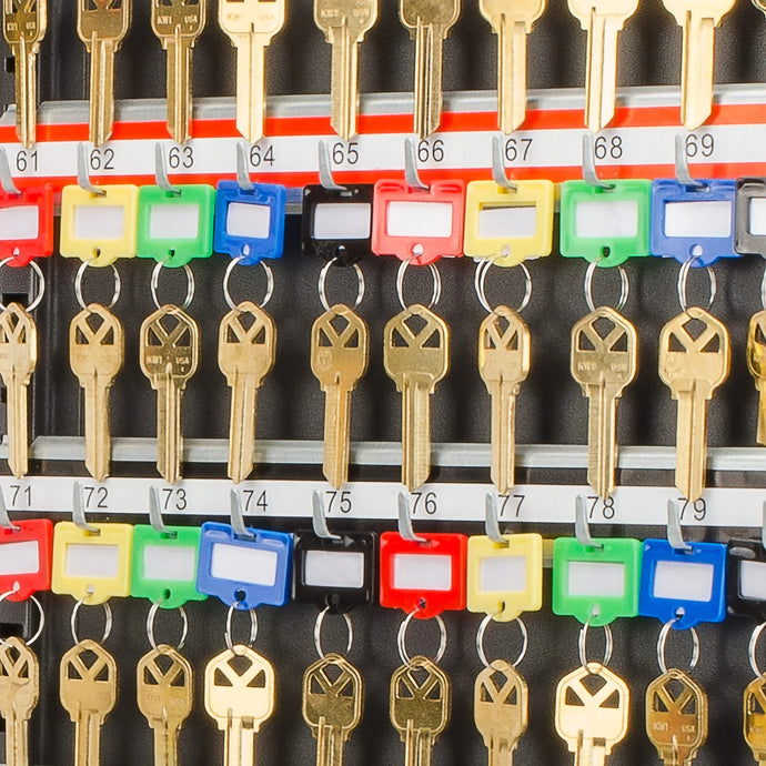 Key Control Tags Assorted Key Tags for Key Cabinets, Small | AF13680, AF12836 – Barska