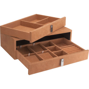 Suede-Lined Jewelry Storage Drawer Set | AF13318