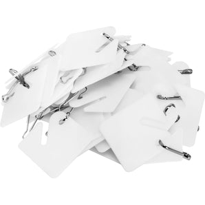 White Key Tags For Key Cabinets, 50 Count | AF13488