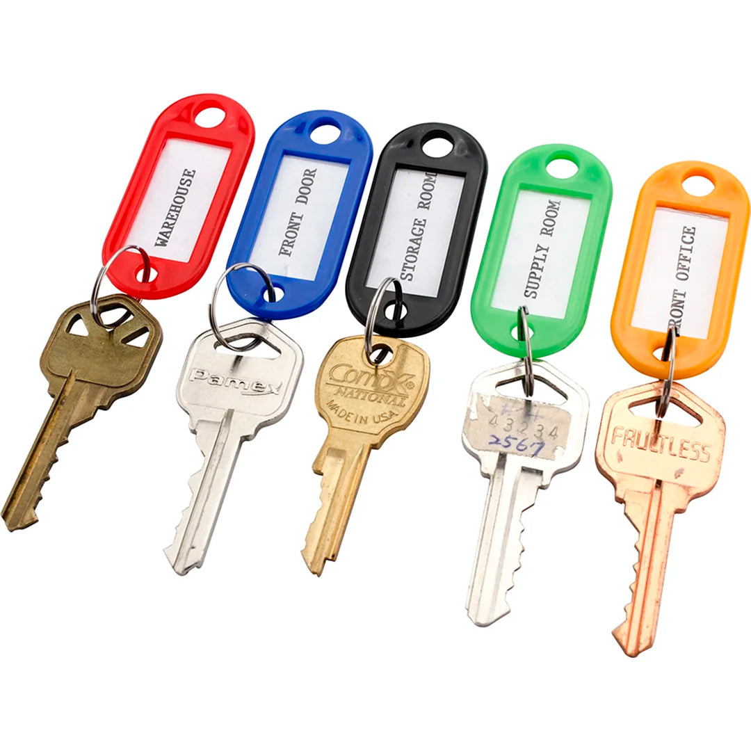 Assorted Key Tags for Key Cabinets, Large | AF13678, AF12496 – Barska