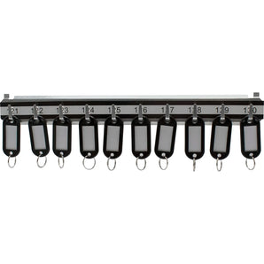 Labeled Key Shelves with 101-200 Numbered Hooks for Key Cabinets | AF13684