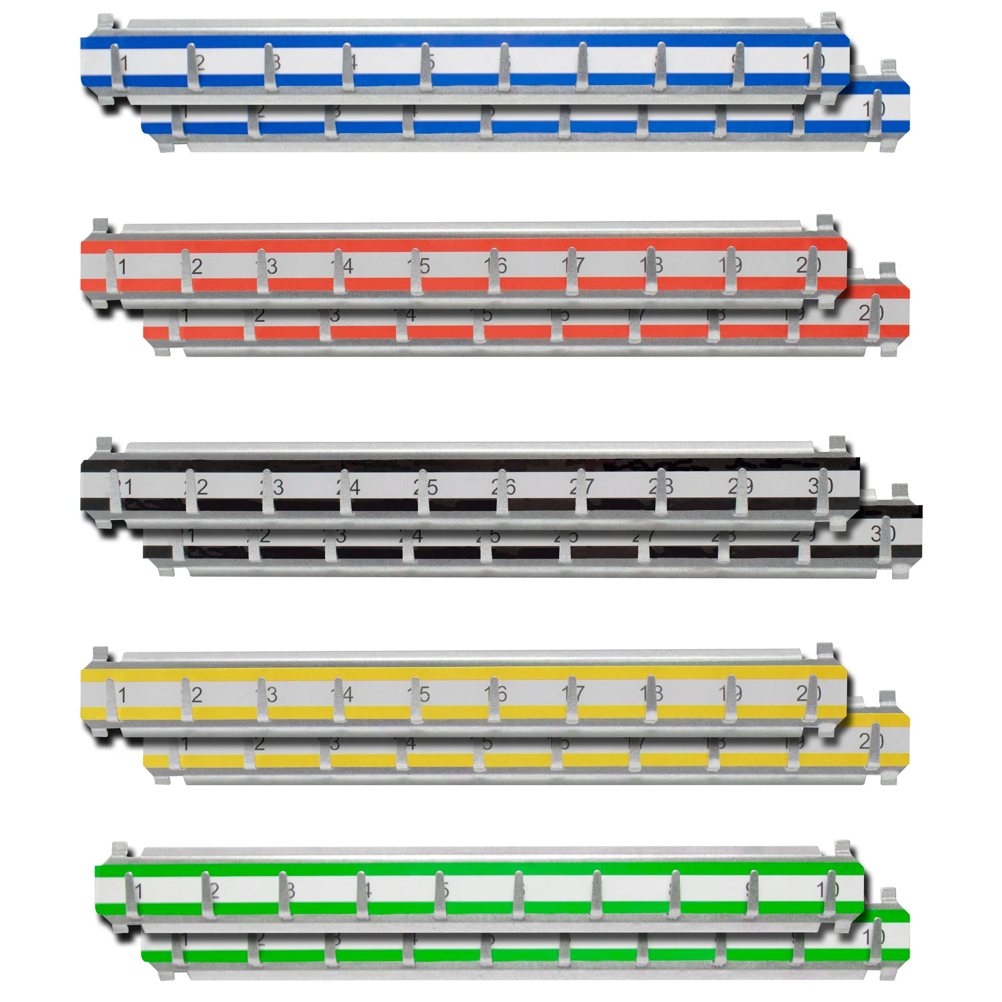 Number 501-600 Labeled Key Racks with Hooks for Adjustable Key Cabinet ...