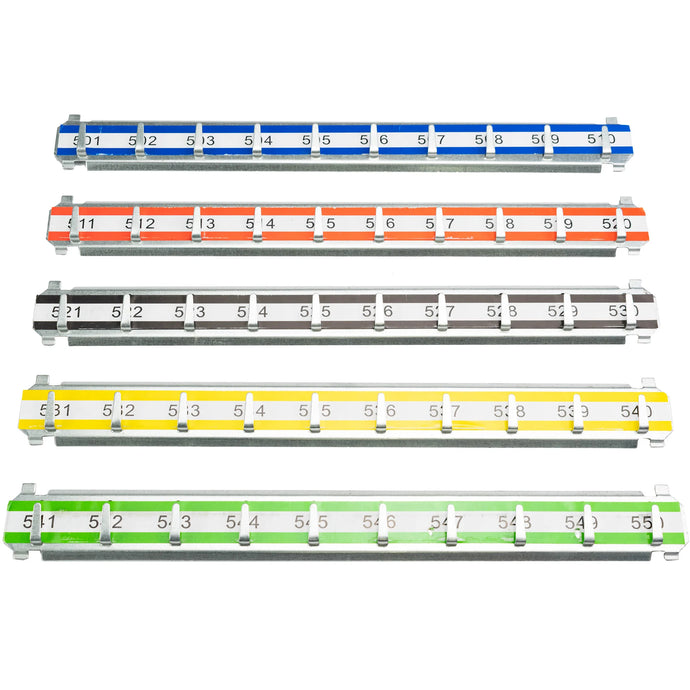 Mastercard Rack Key Number 501-600 Labeled Key Racks with Hooks for Adjustable Key Cabinet ...