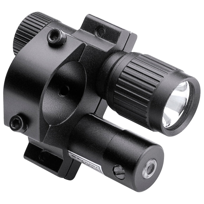 barska 1200 lumen rechargeable tactical flashlight High-Power Red Laser & LED Illumination System