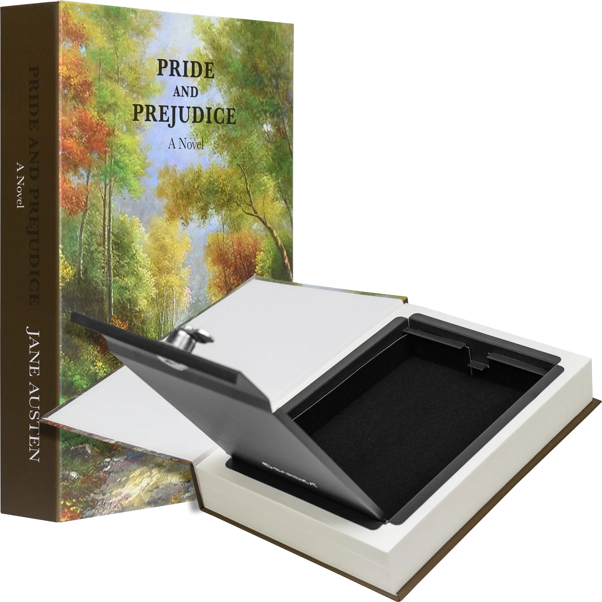 Real Paper Book Lock Box with Key Lock | AX11682 – Barska