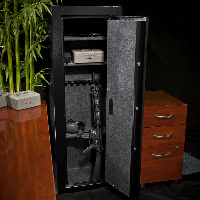 Fashion Rifle Safe 9.34 Cu. ft 16 Rifle Biometric Rifle Safe | AX11780 – Barska