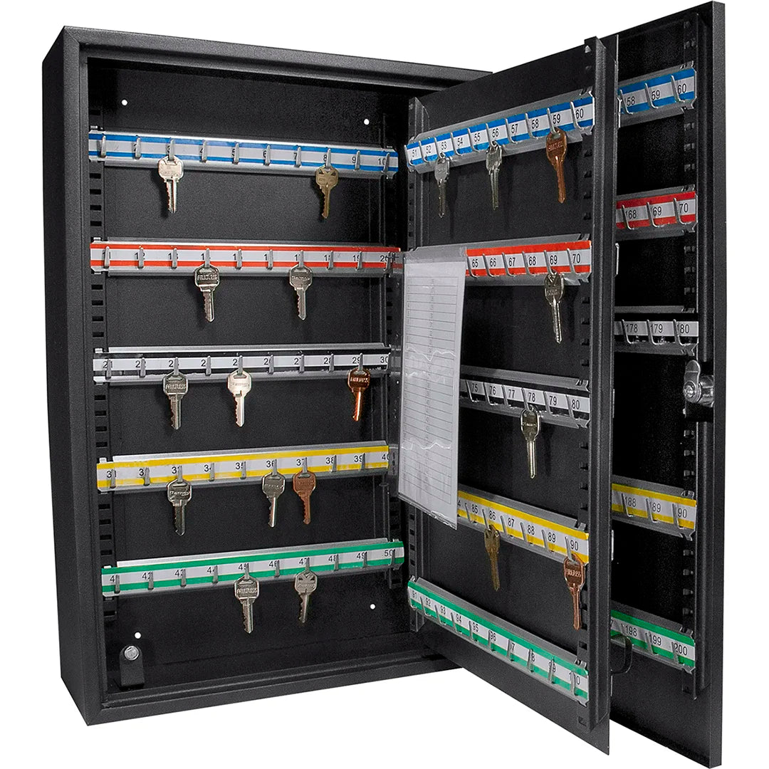 200 Capacity Adjustable Key Cabinet with Key Lock | AX11824 – Barska