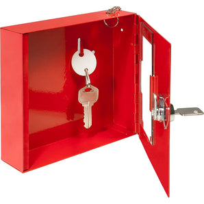 Breakable Emergency Key Box with Attached Hammer