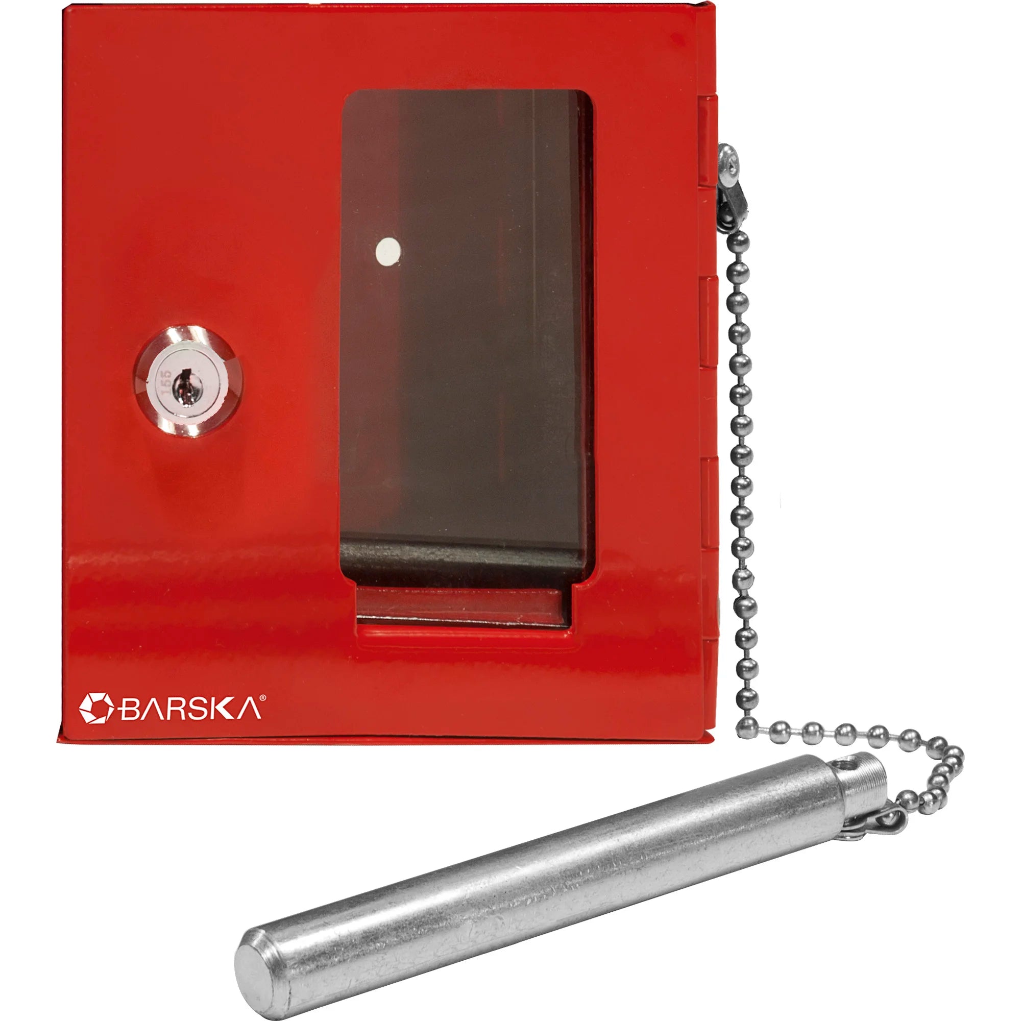 Small Breakable Emergency Key Box with Attached Hammer | AX11838 – Barska