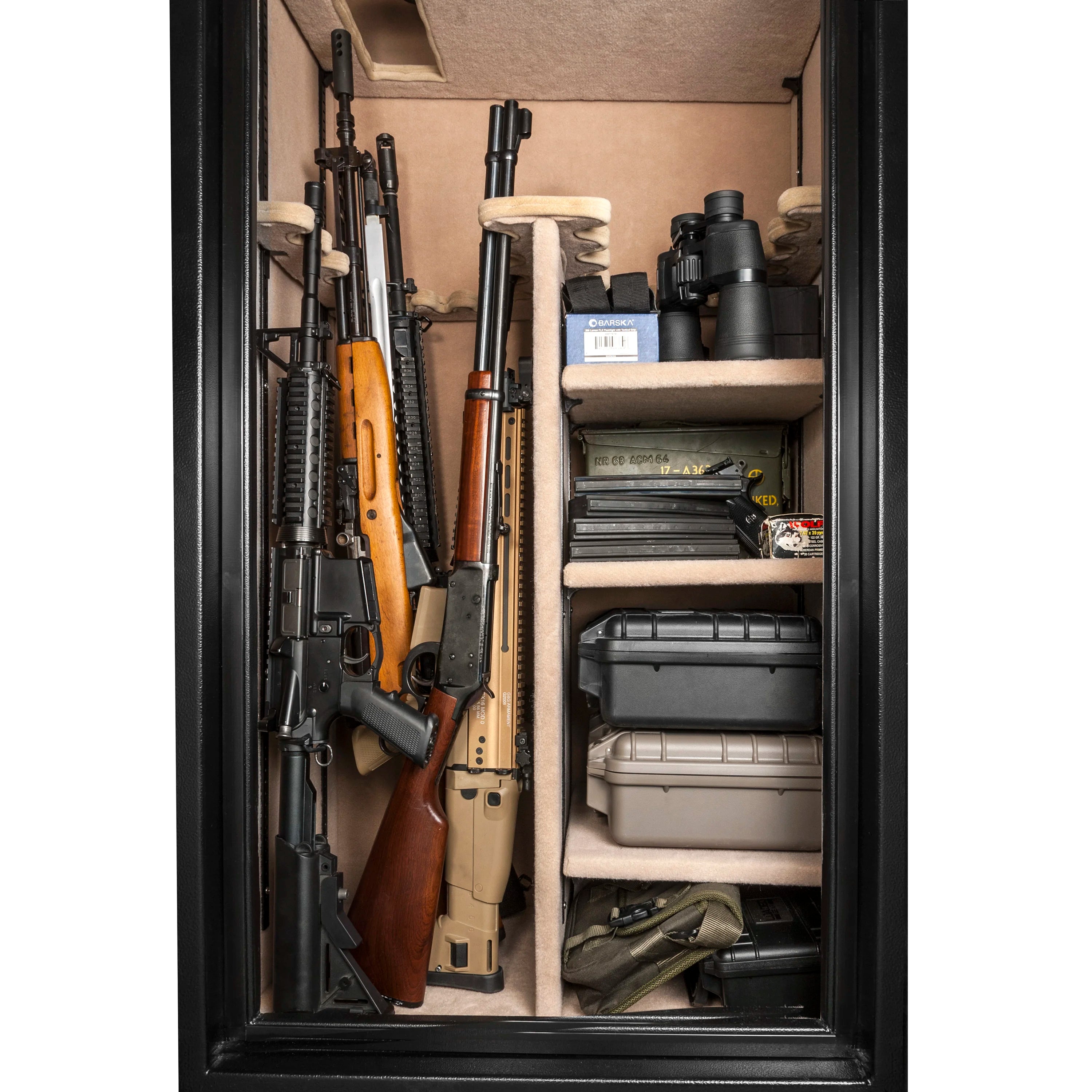 Va Rifle Safe FV2000 FireVault Fireproof 30 Firearm Capacity Keypad Rifle Safe | AX1 ...