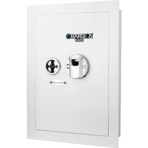 0.52 Cubic Ft Right Opening White Wall Safe