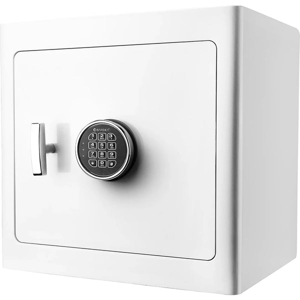1.01 Cu. ft Keypad Fireproof Jewelry Safe, White | AX13104 – Barska 1.01 Cu. ft Keypad Fireproof Jewelry Safe, White | AX13104 – Barska