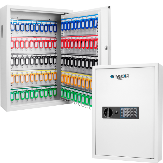 シルキータッチカ−ペット 100 Capacity Fixed Position Key Cabinet Digital Keypad Wall Safe