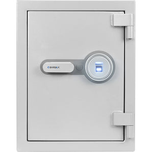 1.64 Cu. ft Biometric Fireproof Security Safe, Grey | AX13494