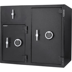 2.58/4.68 Cu. ft Dual Compartment Rotary Hopper Keypad Depository Safe | AX13522