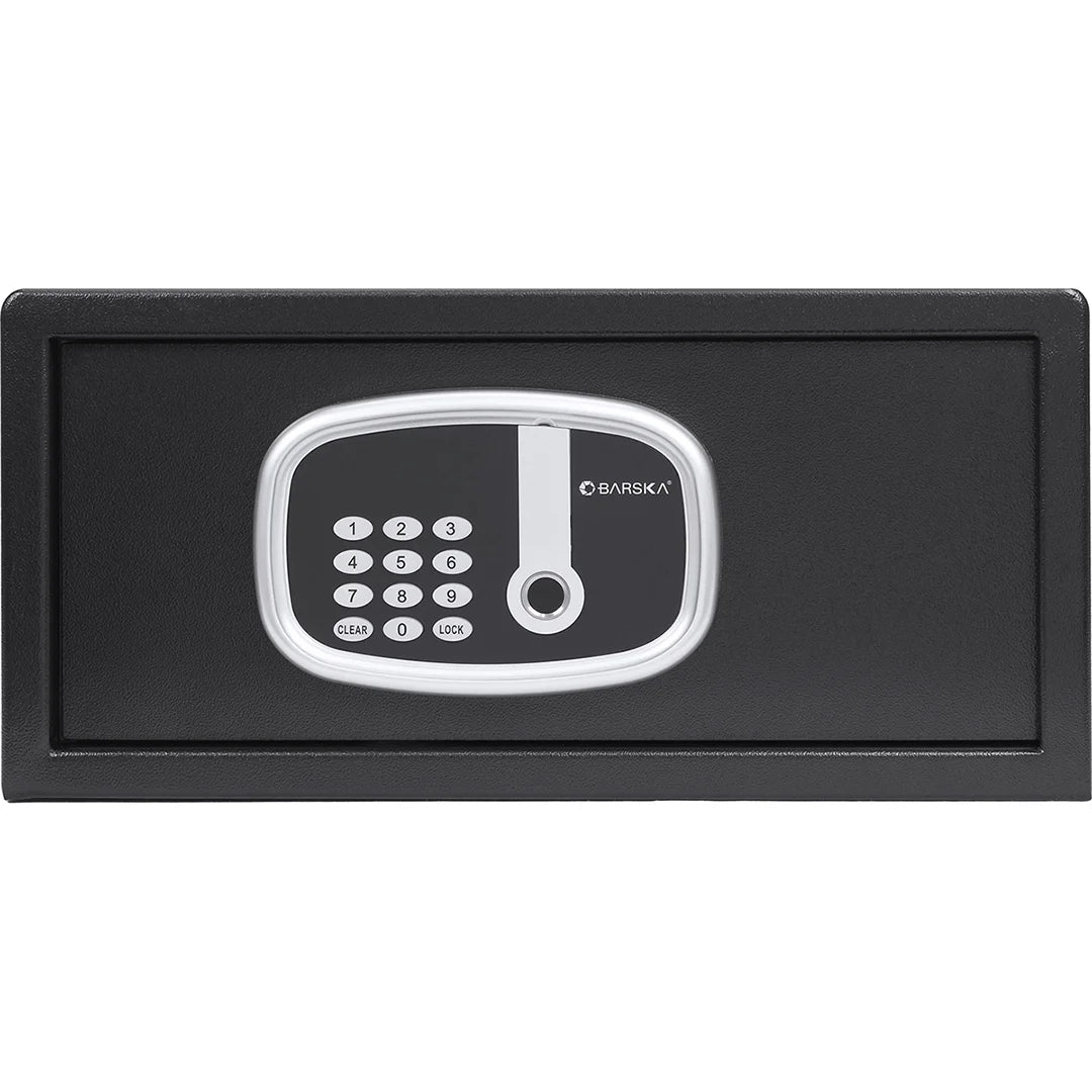 Register Keypad Store 0.85 Cu. ft Biometric Digital Keypad Security Safe with Interior Light ...