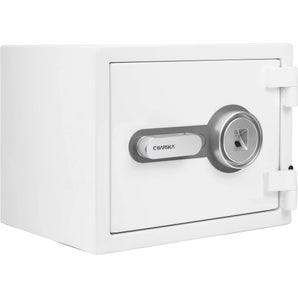 0.75 Cu. ft Biometric Fireproof Security Safe, White | AX13738