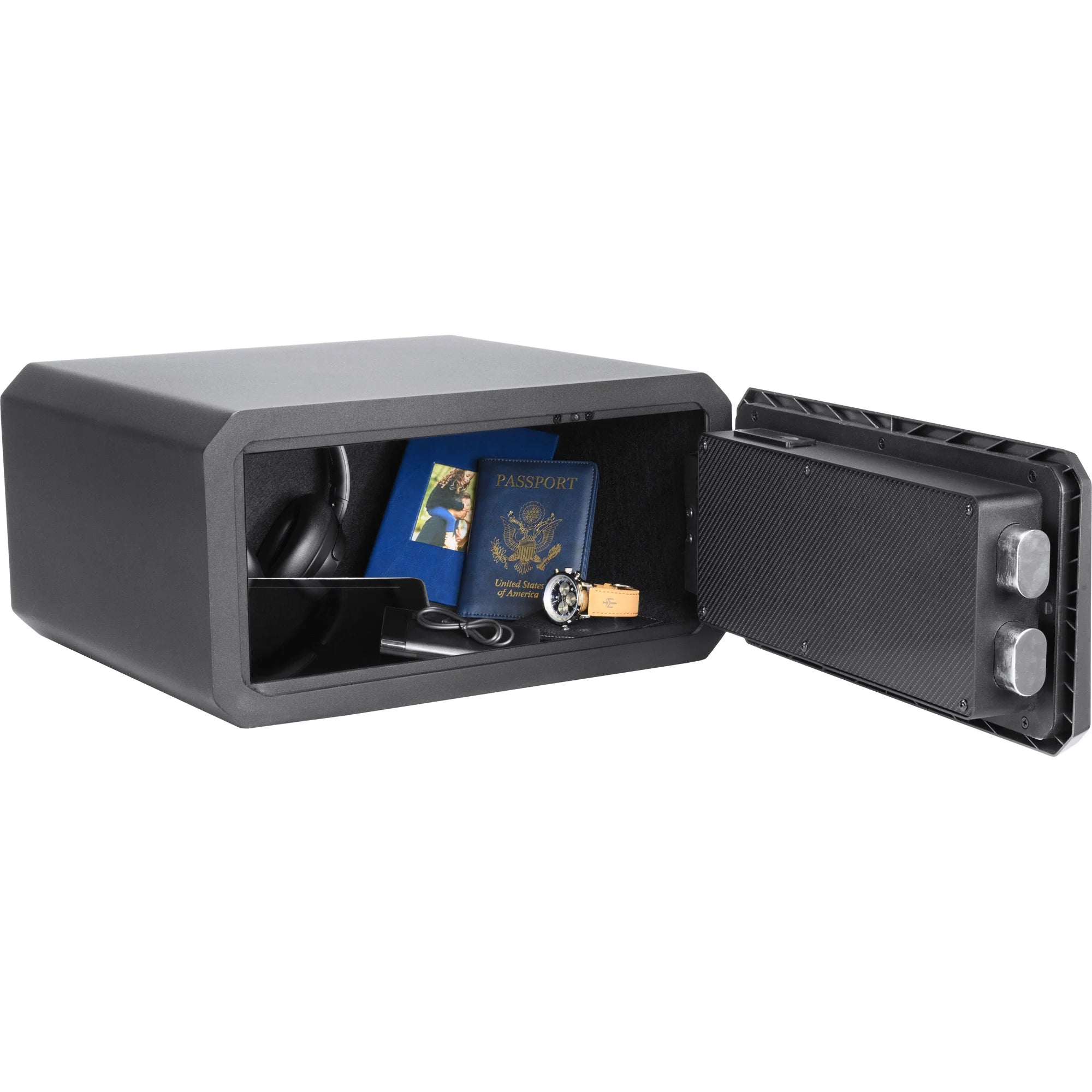 1.09 Cu. ft Touchscreen Biometric Keypad Security Safe | AX13934 1.09 Cu. ft Touchscreen Biometric Keypad Security Safe | AX13934