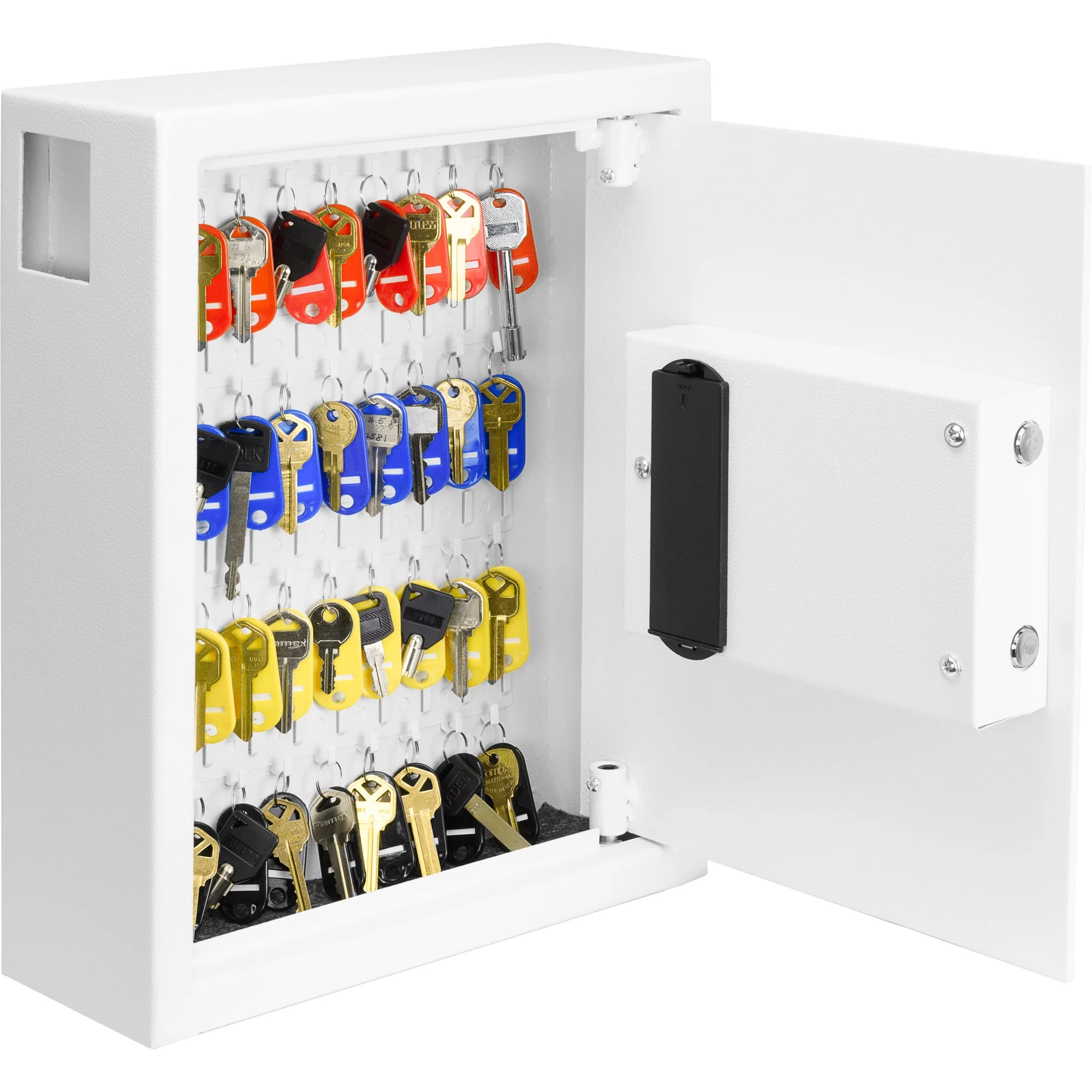 40 Capacity Fixed Position Key Cabinet Digital Keypad Wall Safe