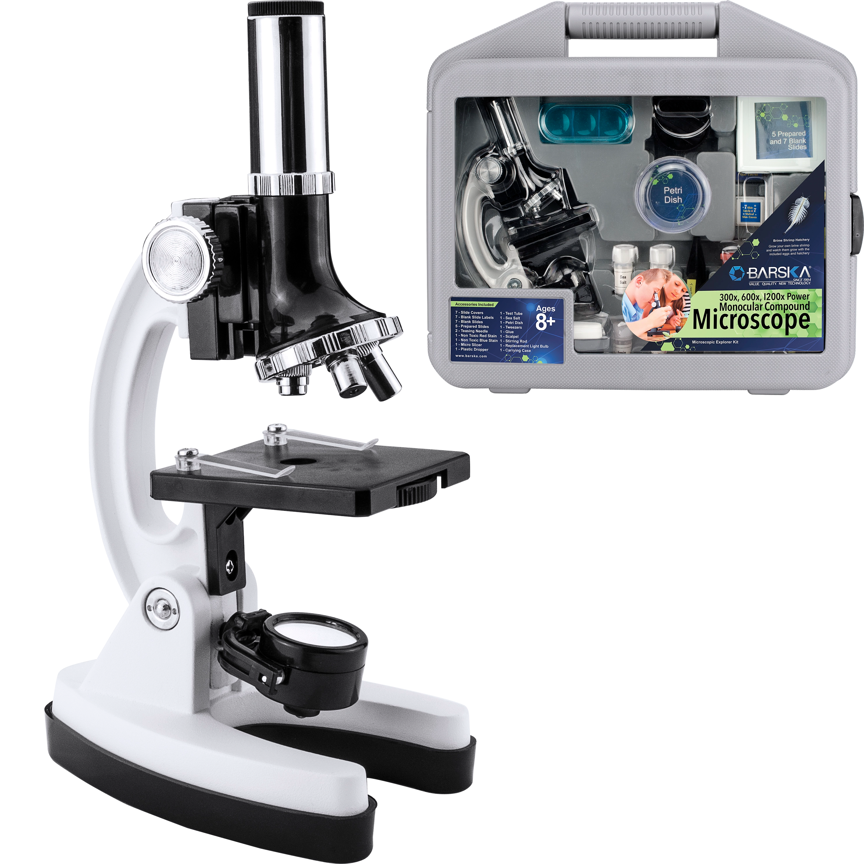 zk1689 ANKH CROSSPROCARE 4点セット Microscope Kit with Carrying Case | AY12938 – Barska