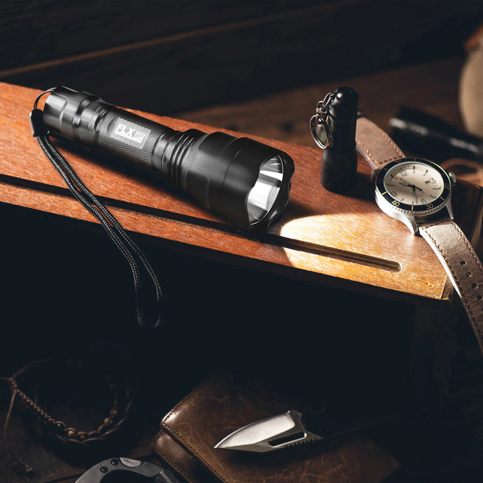 barska 1200 lumen rechargeable tactical flashlight 210 Lumen High Power LED Flashlight