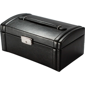 Cheri Bliss Faux Leather Jewelry Case with Drawer, Key Lock, and Carry Handle | BF11974