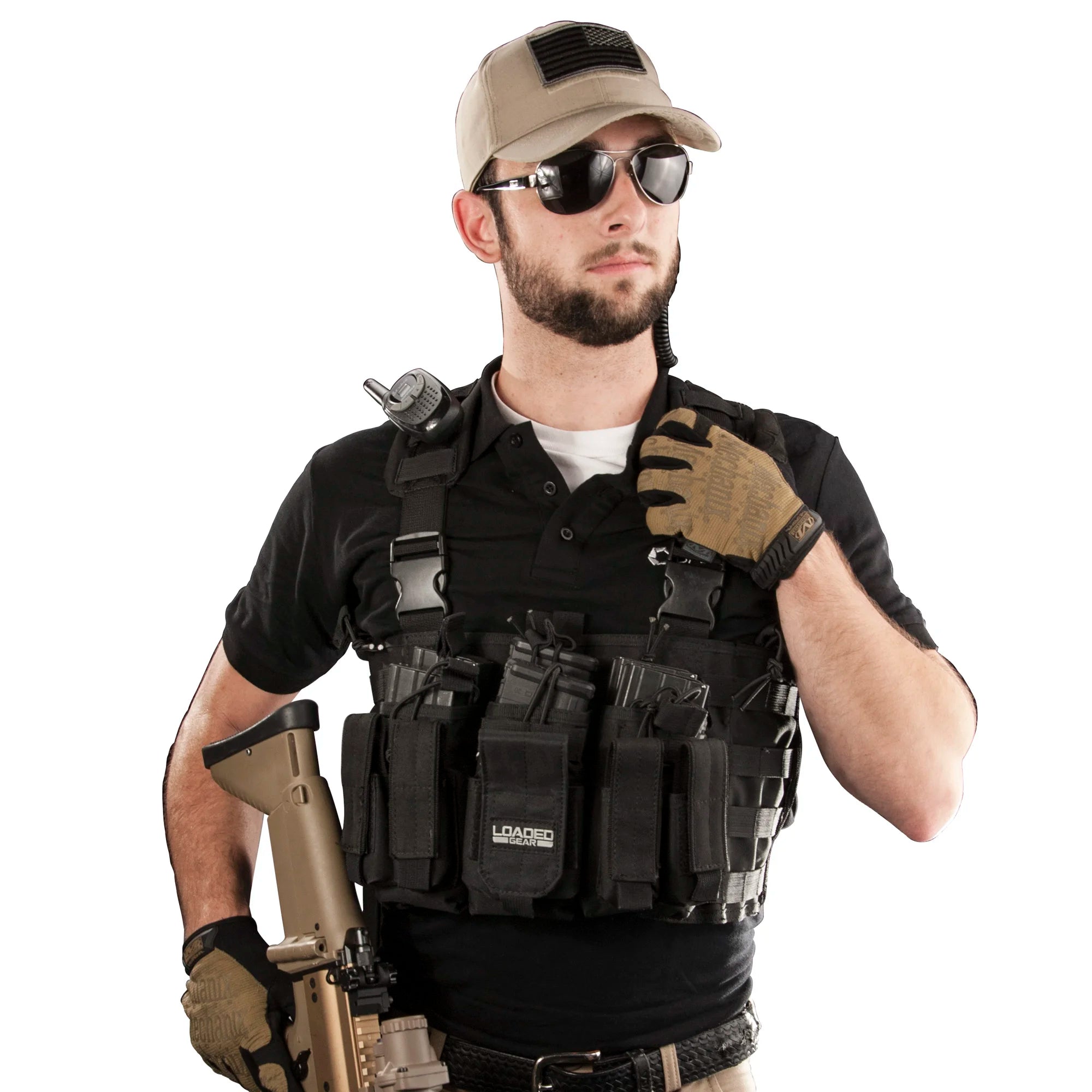 Dark Chest Rig Loaded Gear VX-400 Tactical Chest Rigs | Black, OD Green, Dark Earth ...