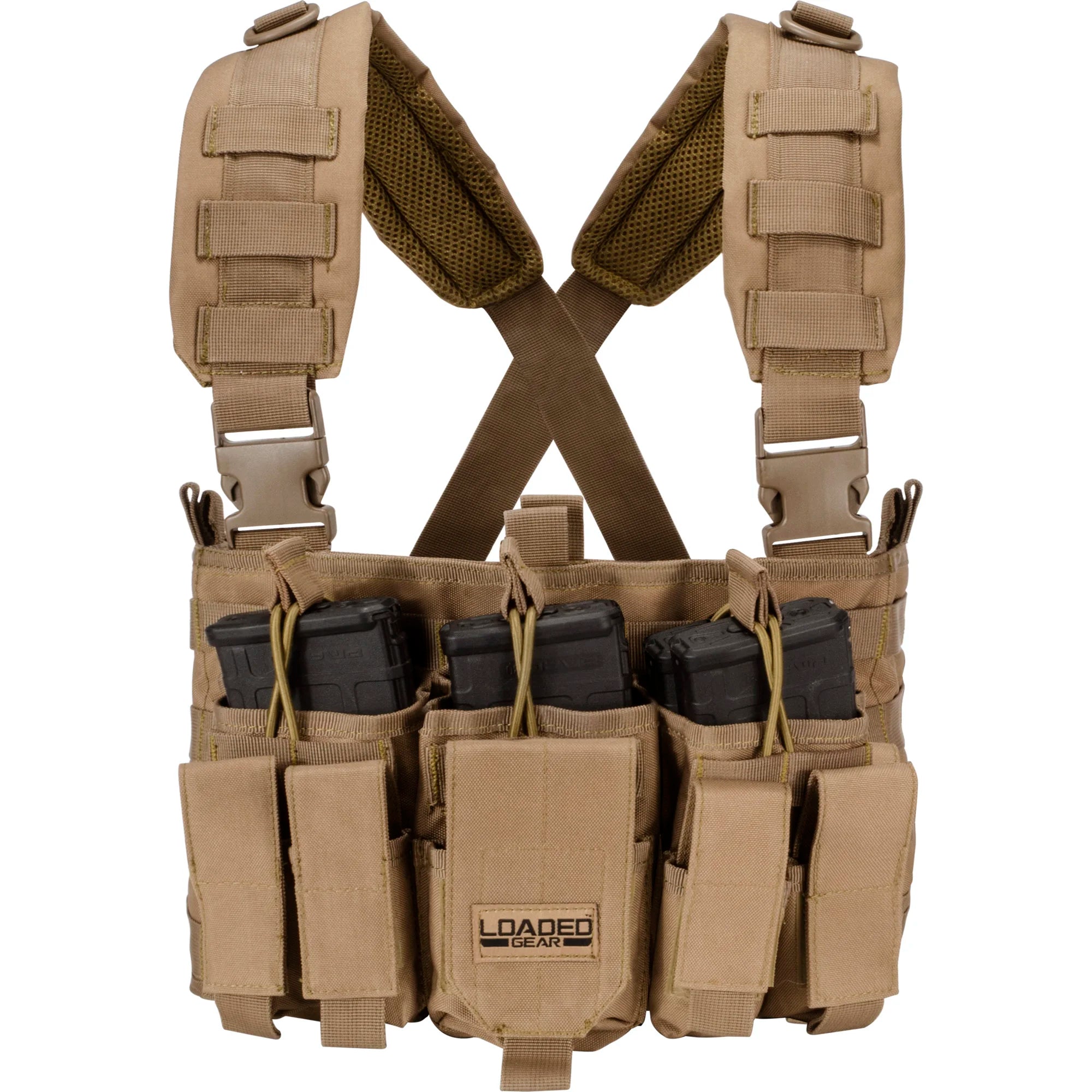 Black Division Rigs Loaded Gear VX-400 Tactical Chest Rigs | Black, OD Green, Dark Earth ...