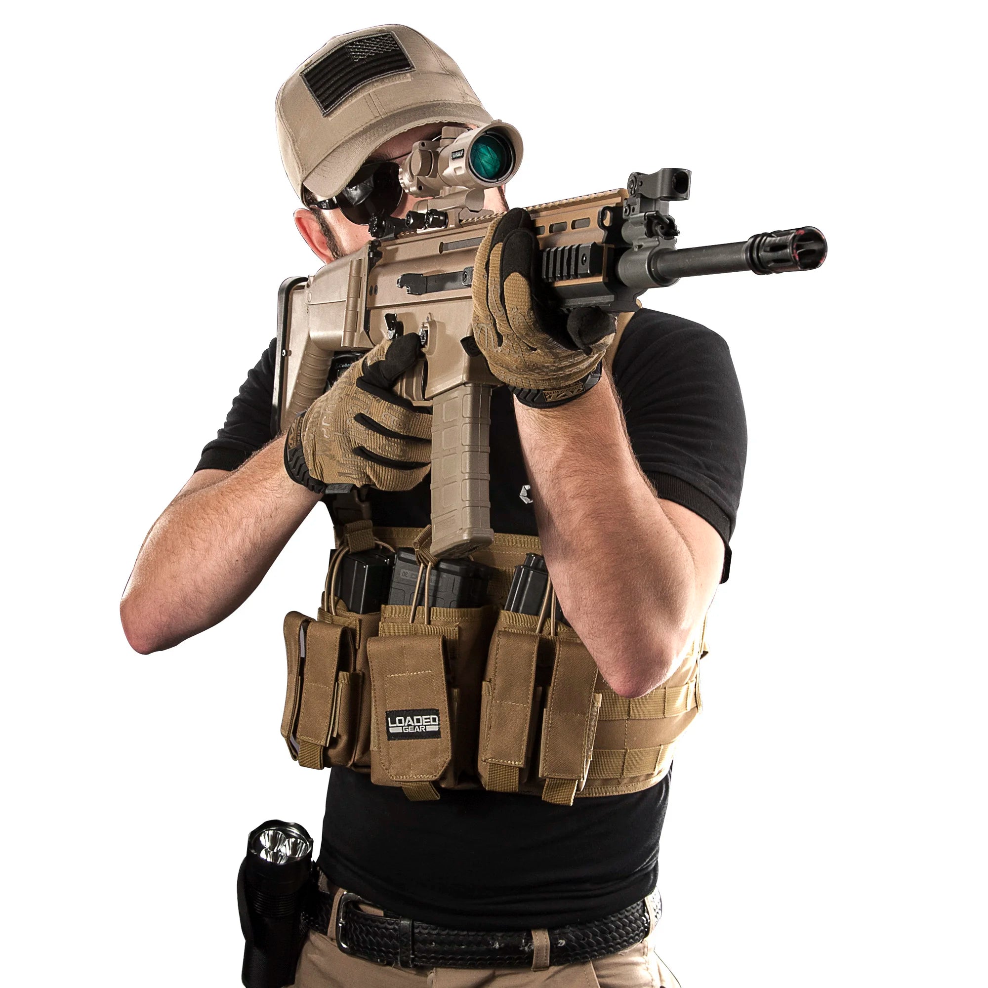 Dark Chest Rig Loaded Gear VX-400 Tactical Chest Rigs | Black, OD Green, Dark Earth ...