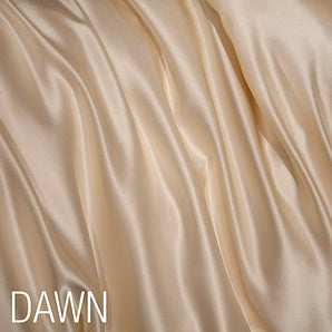 Aus Vio 100% Natural Charmeuse Silk Satin Luxurious Fitted Sheet, King, Dawn Color | BM12066