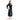 Aus Vio 100% Natural Charmeuse Silk Luxurious Satin Robe, Medium, Black | BM12114