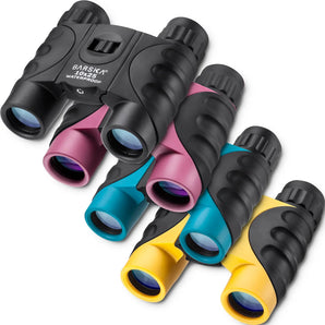 10x25 Blueline Series Colorado Compact Waterproof Binoculars, Available in 5 Colors