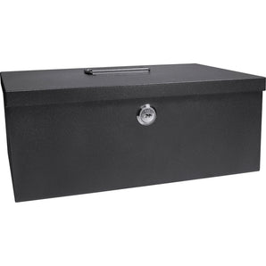 Cash Box with Six Compartment Tray with Key Lock | CB11792