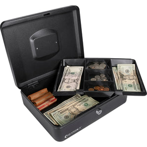 Large 12" Cash Box with Key Lock | CB11834